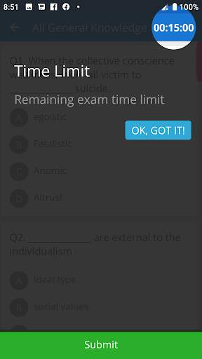 All in One General Knowledge Quiz App in English screenshot 5