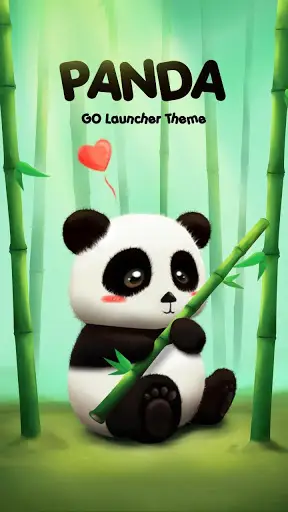 Panda GO Launcher Theme screenshot 1