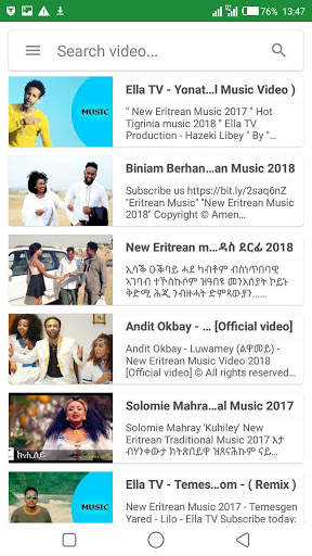 Eritrean Music Video screenshot 1