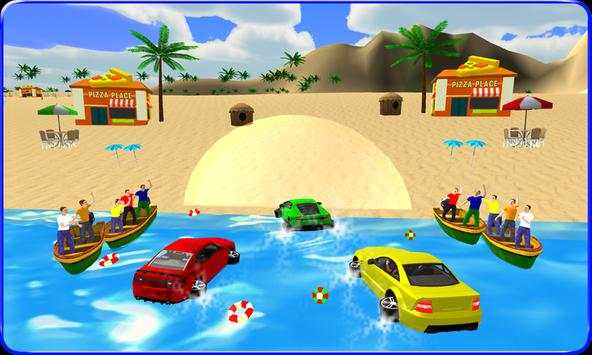 Water Surfing Car Racing 3D screenshot 5
