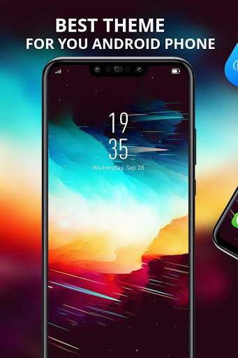 Абстрактная тема туманности HD launcher скриншот 1