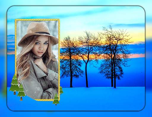 Snowfall Best Photo Frames Editor screenshot 1