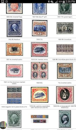 Valuable Stamps Reference & Identification screenshot 1