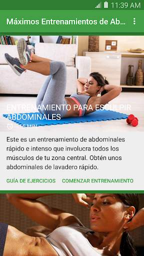 Entrenamientos de Abdominales screenshot 1