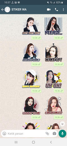 Chat Sticker WA Red Velvet Kpop WAStickerApps screenshot 3