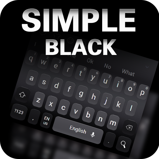 Simple Black Keyboard Theme icon