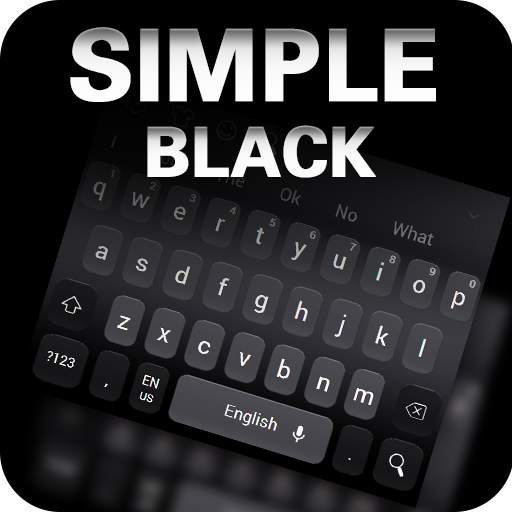 Simple Black Keyboard Theme 10001005