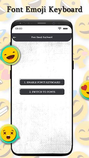 Emoji Font Keyboard-Fancy Keyb screenshot 1