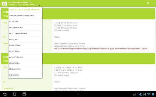 DosisPedia screenshot 6
