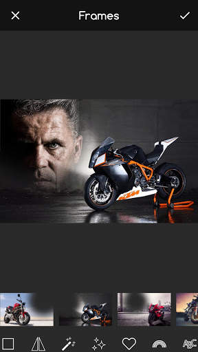 Motor Bike Photo Editor screenshot 1