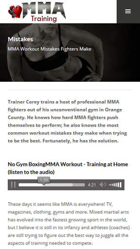 MMA Training and Fitness screenshot 2