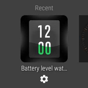 Battery level watchface screenshot 5