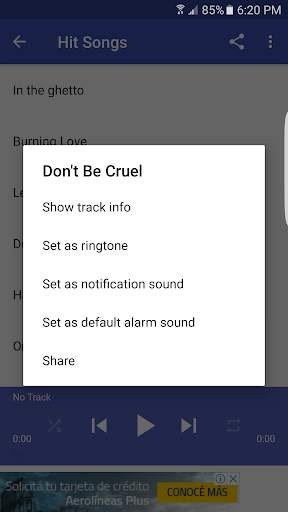 Elvis Presley songs screenshot 2