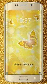 Butterfly Gold Wallpaper Theme screenshot 4