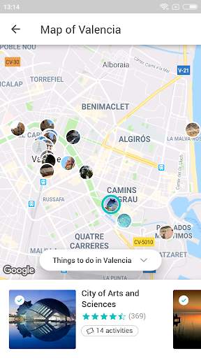 Valencia Travel Guide in English with map screenshot 5