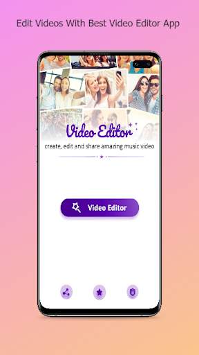 Video Editor App - Video Status Maker with Music screenshot 1