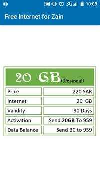 Free Internet for Zain screenshot 8