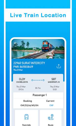 Live train status screenshot 3