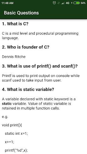 C Language скриншот 5