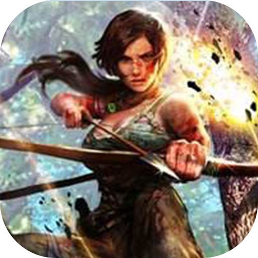 Girl gunfight icon