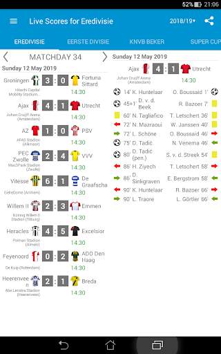 Live Scores for Eredivisie screenshot 10