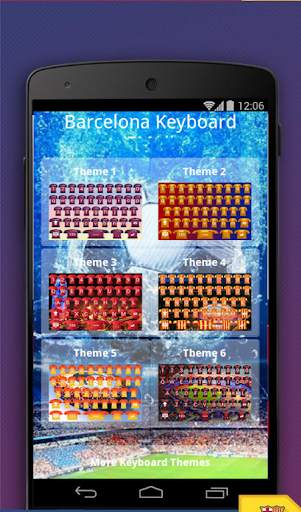 Barcelona Keyboard Emoji screenshot 5