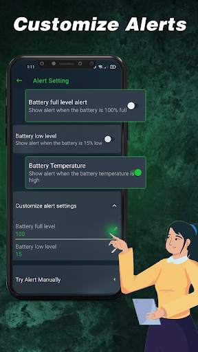 Battery Monitor & Power Clean screenshot 16