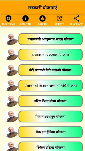 PM Modi ki sarkari yojnaye 2021 guide screenshot 1