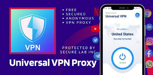 Universal VPN | VPN Fast Proxy screenshot 1