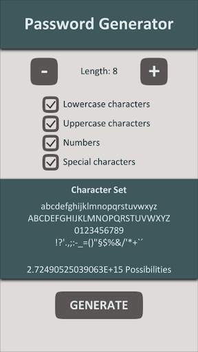Password Generator screenshot 1