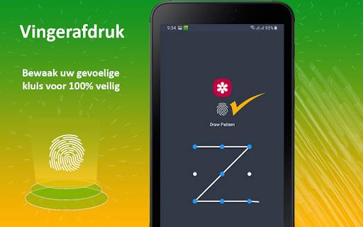 App slot Vingerafdruk Galerij screenshot 7