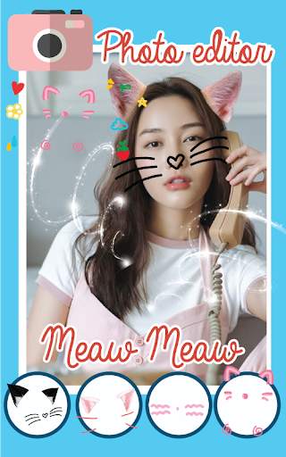 Cat Face Camera Editor screenshot 2