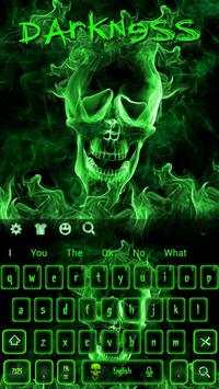 Hellfire Skull Keyboard Theme screenshot 1