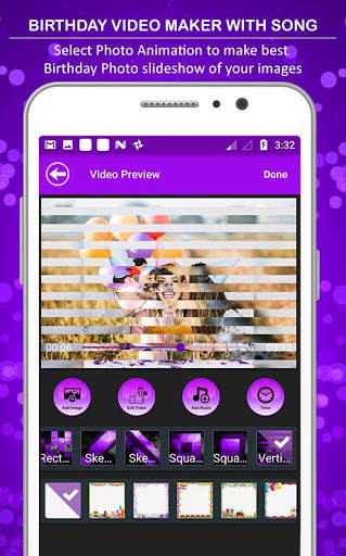 Birthday Video Maker with Photos & Birthday Name screenshot 4