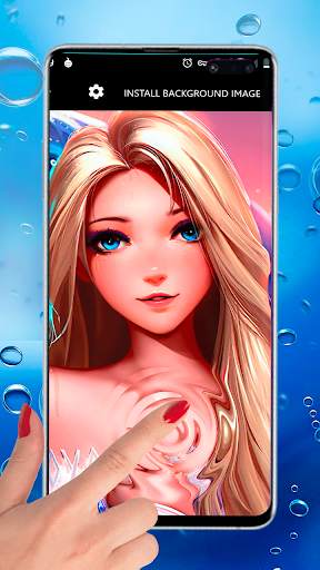Elsa Frozen Princess Queen Live Wallpaper screenshot 5