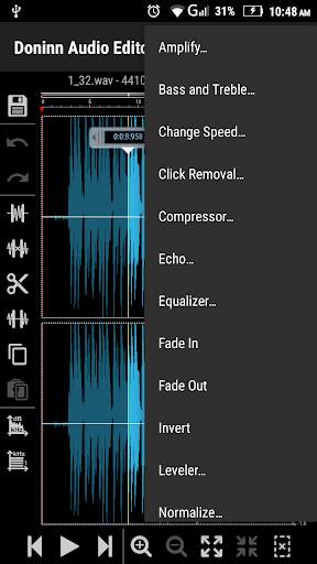 Doninn Audio Editor Free screenshot 7