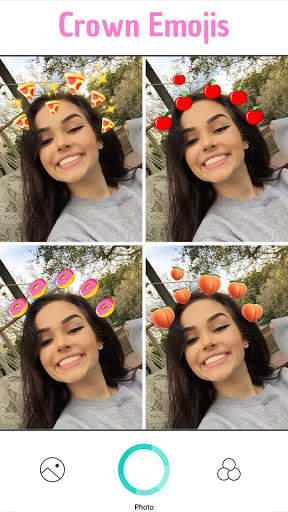 Crown Heart Emoji Camera Editor screenshot 4