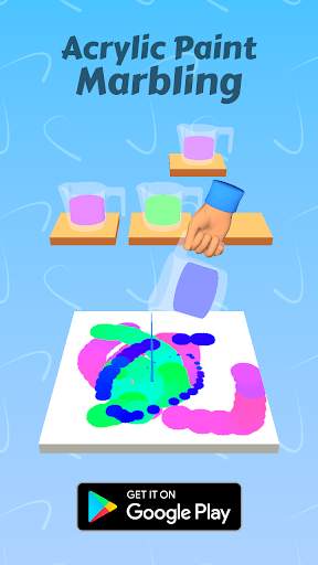 Acrylic Paint - Marble Painting Game screenshot 3