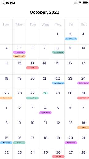Calendar screenshot 4
