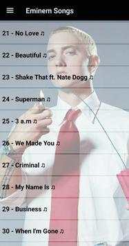 Eminem SONGS OFFLINE ( 50 SONGS ) screenshot 5