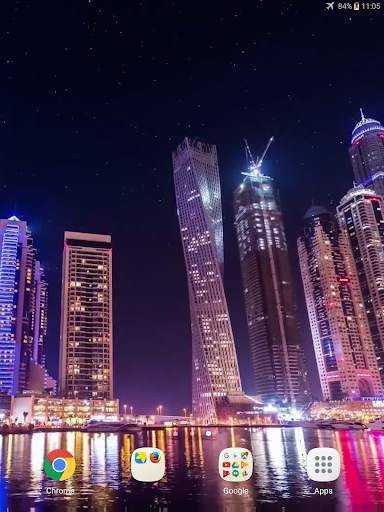 Night City Dubai Video LWP screenshot 13