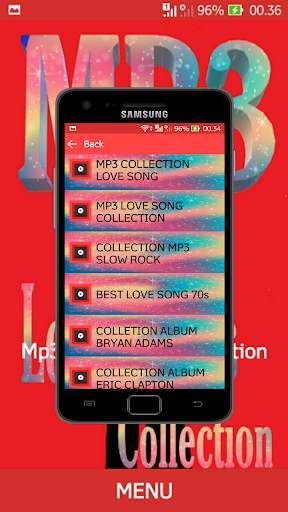 Mp3 Love Songs Collection screenshot 2