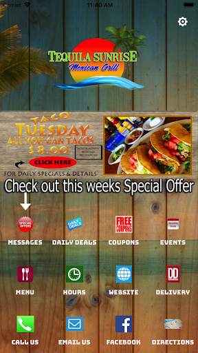 Tequila Sunrise APP screenshot 2