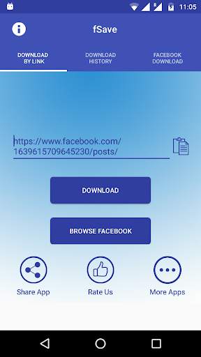 Video Downloader for Facebook - fSave screenshot 1
