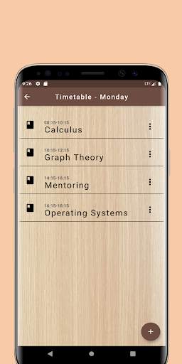 My Timetable screenshot 3