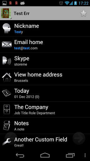 Contact View Free screenshot 1