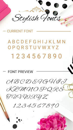 Stylish Font for FlipFont screenshot 3