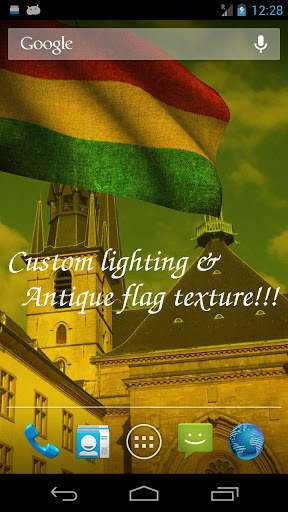 Luxembourg Flag Live Wallpaper screenshot 4