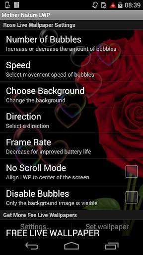 Rose Free Live Wallpaper screenshot 6