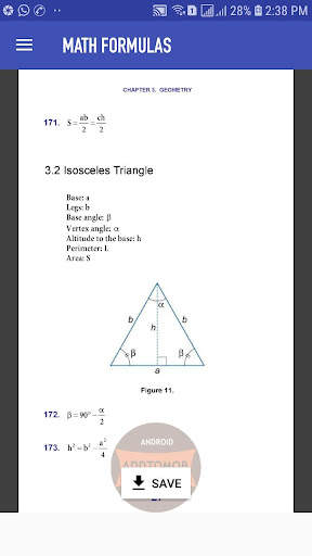 Math Formulas Offline 6 تصوير الشاشة